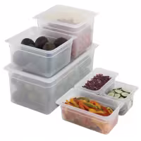 (6 szt.) CAMBRO | Pojemnik GN 1/3 – polipropylen – wysokość: 100 mm – mleczny