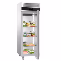 Szafa chłodnicza PREMIUM – stal nierdzewna – 700 L – z 1 drzwiami szklanymi