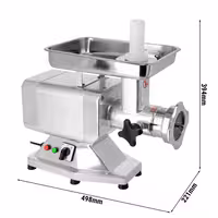 Električni stroj za mljevenje mesa – glava 22 - 220 kg/h - 1,1 kW - 230 V (monofazni) - ploča 4,5 mm