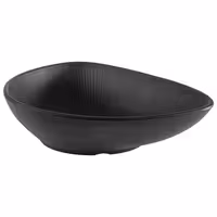(6 adet) Kase - Melamin - NERO - 0,6L - köşeli - 230x180mm - Derinlik:50mm - Siyah