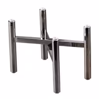 (3 pcs) Buffet Stand - Stainless steel - Chrome - Height: 170mm - suitable for platters & plates from 210mm