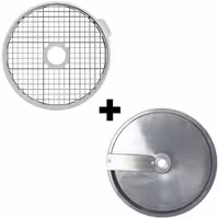 Vágótárcsa-készlet zöldségszeletelőhöz GSE300 és GSE400 - 10x10 mm kockarácsot is tartalmaz