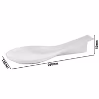 (6 Stück) Besteckablage - SPOON - Melamin - Weiß