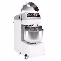 Spiralna miješalica za tijesto PREMIUM PLUS - 70 l / 40 kg - 2 brzine - s fiksnom posudom - 2 motora - s timerom - 400 V - za pizzu i kruh