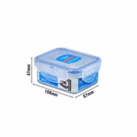(12 komada) LOCKnLOCK | Klasična multifunkcionalna kutija – 180 ml – prozirna