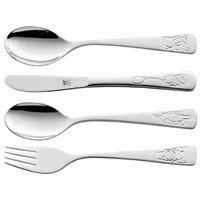 (4 pieces) ZWILLING | Children's Cutlery Set – 18/10 stainless steel - Teddy motif