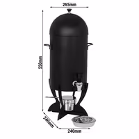 Hot drinks dispenser - 5L - Black