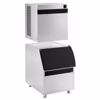 Commercial Ice Machine - Cube - 450 kg/24 h - incl. storage container