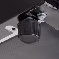 GASTRO-COOL | Barski hladnjak - 540 mm - 130 litara - Sa 1 staklenim krilnim vratima - Crna boja