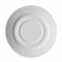 (6 adet) SEA WAVE - Çay Tabağı - Ø110mm - Beyaz