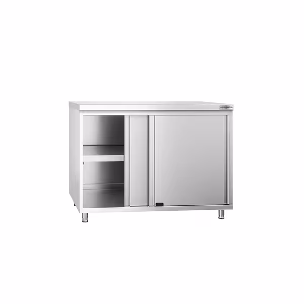 خزانة قاعدية ستانلس ستيل KOPENHAGEN PREMIUM - 1000x600mm - أبواب منزلقة