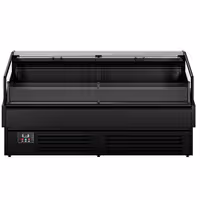 Commercial Island Chiller - 1955x1063mm - 255 Litres - Open-Top - Black