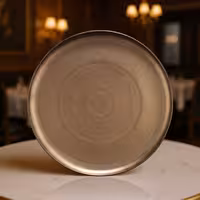 (12 adet) Pizza Tabağı Yuvarlak - Porselen, Ø310mm, Bronz