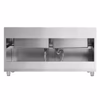PREMIUM ormarić za pranje lonaca – 1800 x 600 mm – s 2 sudona