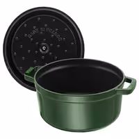 STAUB | LA COCOTTE - Cocotte - Ø 280 mm - Lijevano željezo - Zelena boja bosiljka