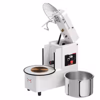 Spiralna miješalica za tijesto - 33 l / 25 kg - 2 brzine - podizna glava i uklonjiva posuda - s mehaničkim timerom - 400 V