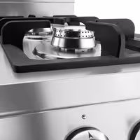 Fogão a gás de mesa - 12kW - 2 queimadores - com queimadores de alto rendimento