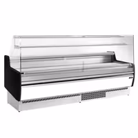 Serve Over Counter - 2560x953mm - with 4 doors - 1 shelf - white front panel - capacity 282 litres