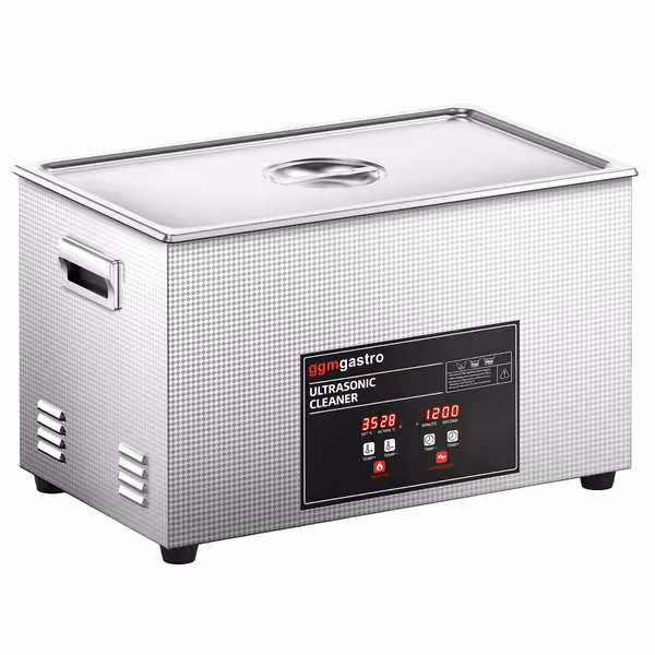 Ultrazvučni čistač – 30 litara – 600 W ultrazvučne snage – s odvodnim ventilom