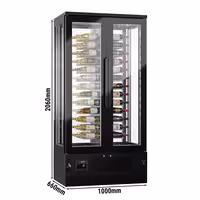 Ipari panoráma borhűtő - 1 zónás - 450 l - max. 104 palack