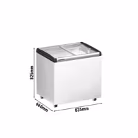 LIEBHERR | Frysbox – 163 liter – med glasskjutlock – Vit