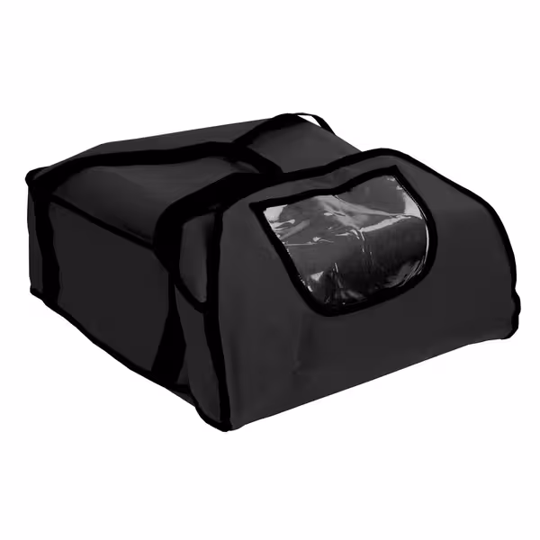Geantă pentru pizza / geantă termoizolantă – pentru 5 cutii de pizza de 43 x 43 cm – Negru