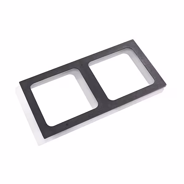 Täckplatta för 2 fyrkantiga kokplattor - 300x300 mm