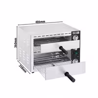 Electric Pizza Oven - Double Deck - Stone Deck - 1+1 x Ø 33cm (13") - 230V Single Phase - Mechanical Controls - up to 300°C