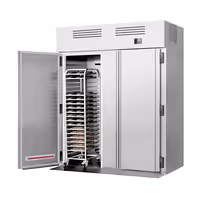 Einfahrkühlschrank Edelstahl Premium PLUS - GN 2/1 - 2700 Liter - mit 2 Türen