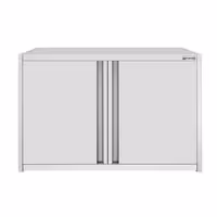 خزانة حائط ستانلس ستيل ECO - 800x400mm - مع باب ذو أجنحة - ارتفاع 650 mm