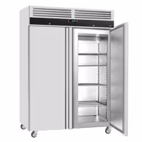 Szafa mroźnicza ECO – stal nierdzewna – GN 2/1 – 1400 L – z 2 drzwiami