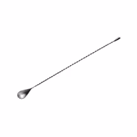 (6 adet) Barlöffel - Paslanmaz Çelik - Burgulu Saplı - Uzunluk 440mm