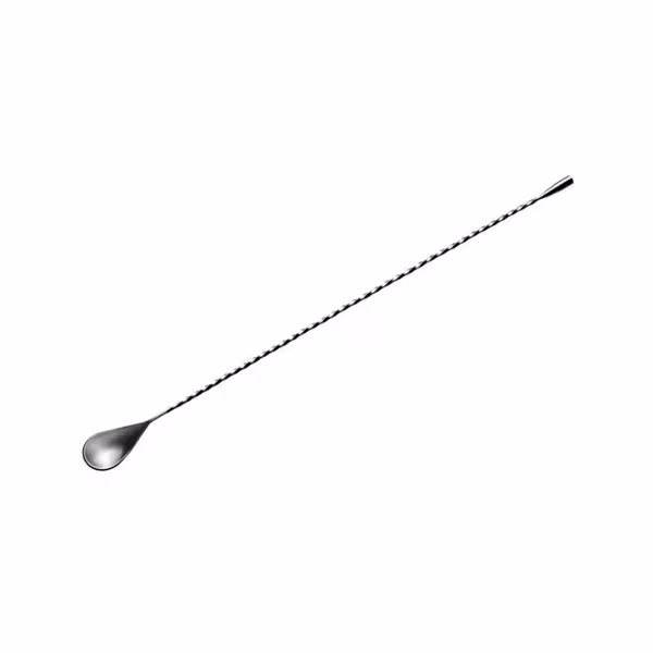 (6 adet) Barlöffel - Paslanmaz Çelik - Burgulu Saplı - Uzunluk 440mm