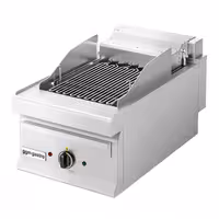 Grelhador elétrico de água - 400mm | 3,75kW - De bancada - 700mm Prof. - Grelha ajustável em altura