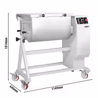 Mješalica za meso električna - 100 l - kapacitet 78 kg - 2,20 kW - reverzibilno miješanje