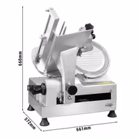 Automatska salamoreznica - gravitacijska - 750 W - oštrica Ø 320 mm