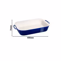 STAUB | CERAMIQUE - Tepsija za pečenje - 340x240 mm - Keramika - Tamnoplava boja