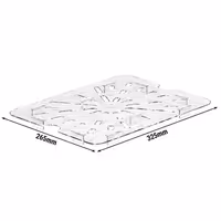 (6 szt.) CAMBRO | Ociekacz GN 1/2 CAMVIEW® – kopolimer – bez BPA – przezroczysty