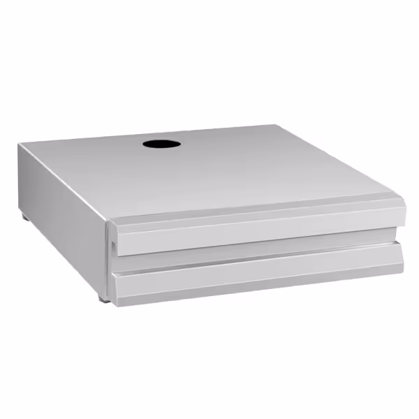 Paslanmaz Çelik Kahve Posa Çekmecesi - Tekli - 410x510x115mm - tokmaklı (Knock Box)