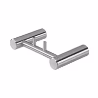 AIR-WOLF | Wall Mounted Coat Hook Rail – 2 Hooks - Stainless Steel - Hidden Fixings