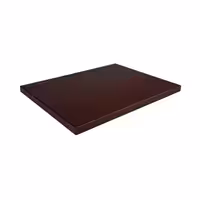 Griešanas dēlis - 300x500 mm - Biezums: 20 mm - PE500 (HDPE) polietilēns - Brūns - Neslīdošs - HACCP atbilstošs