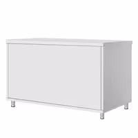 Armário de Trabalho em Aço Inoxidável ECO - 1400x600mm - com portas de correr