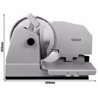 GRAEF | MASTER 3020 – Profesionalni univerzalni narezivač s vagom – Oštrica: Ø 300 mm – Duljina reza: 260 mm