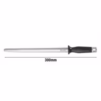 F. DICK | Kockens brynstål - oval - Stab: 300 mm