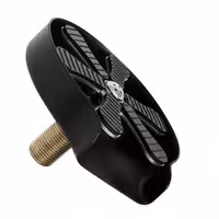 Glass Rinser - G3/8" - Black - with integrated flow regulator