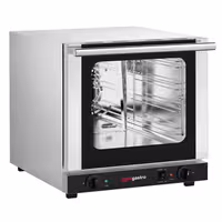 Commercial Convection Oven – Manual Controls – for 4 × GN 2/3 – with Timer – incl. 3 Baking Trays