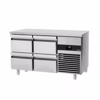 Külmvitriin PREMIUM - 1400x700 mm - 281 l - ventileeritud jahutus - Värv punane