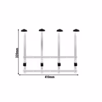 FUCHS | Wall Mount for 4 Bottles - 0.7 to 1 Litre