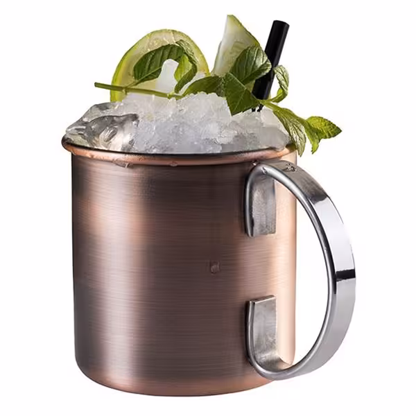 (6 adet) Karıştırma Kabı MOSCOW MULE - 450ml - Antik-Kupfer