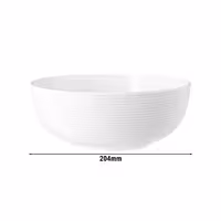 (2 pcs) SELTMANN WEIDEN | Porcelain Bowls – Soup/Cereal – White – Ø 200 mm – BLUES Weiss